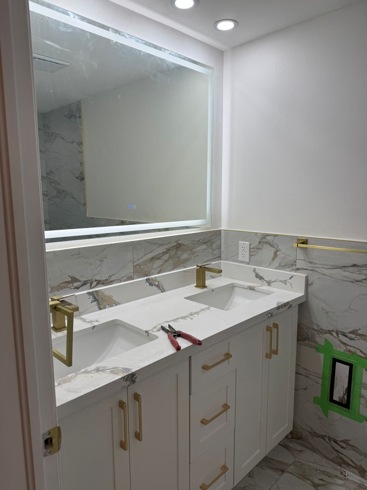 Walk-in shower, Waterloo bathroom renovation