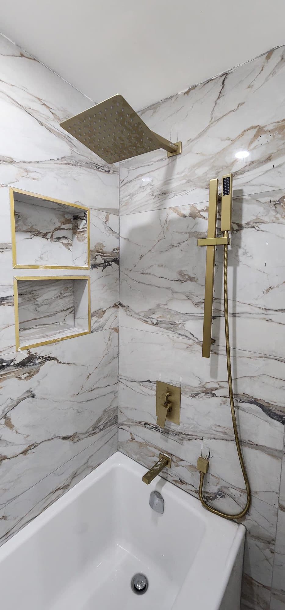Walk-in shower, Waterloo bathroom renovation