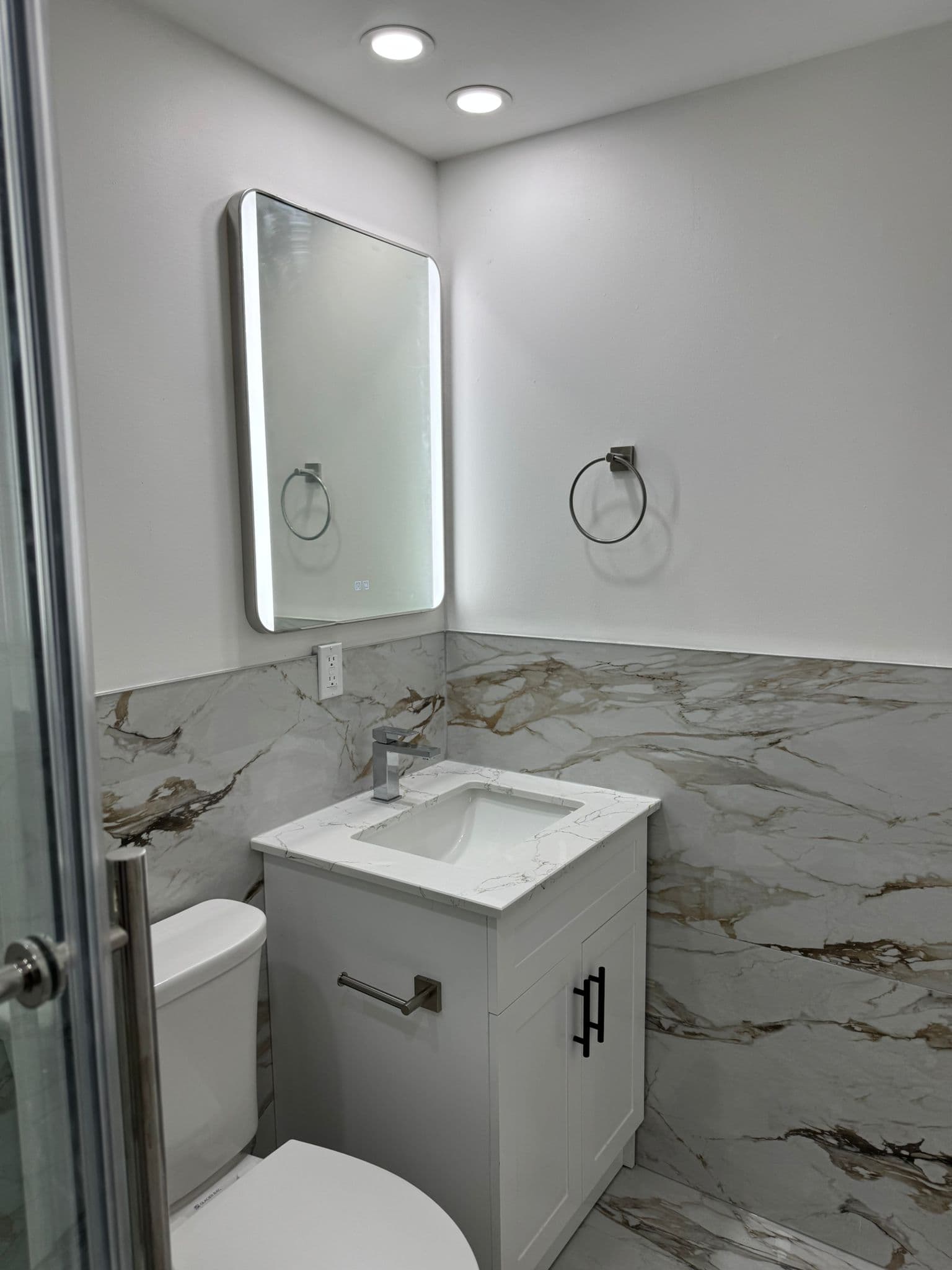 Tilework detail, Kitchener bathroom renovation