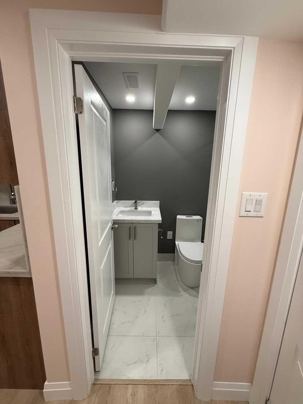 Tilework detail, Waterloo bathroom renovation